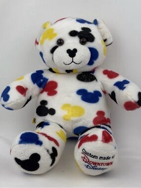 Build-A-Bear Disney Hidden Mickey Plush Bear 15” Downtown Disney Exclusive